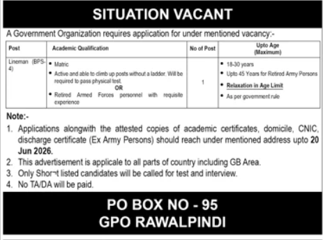 A government organization Jobs 2026