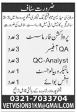 Veterinary Medicine Manufacturing Factory , Sheikhpura  Jobs 2026