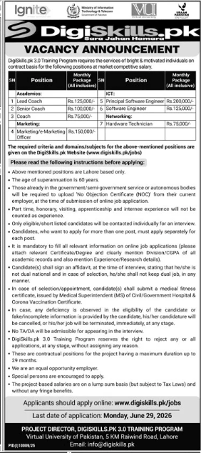 Digital Skills . PK Jobs 2026