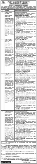 Port Qasim Authority Jobs 2026