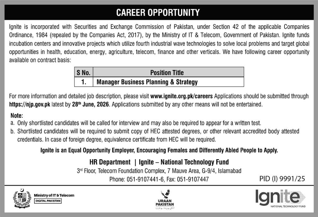 IGNITE Jobs 2026