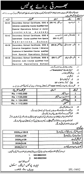 Elite Police Training School Jobs 2026