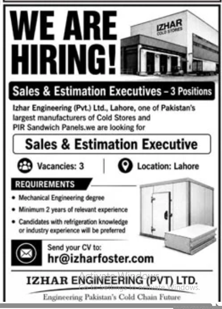 BEST IZHAR ENGINEERING JOBS 2026