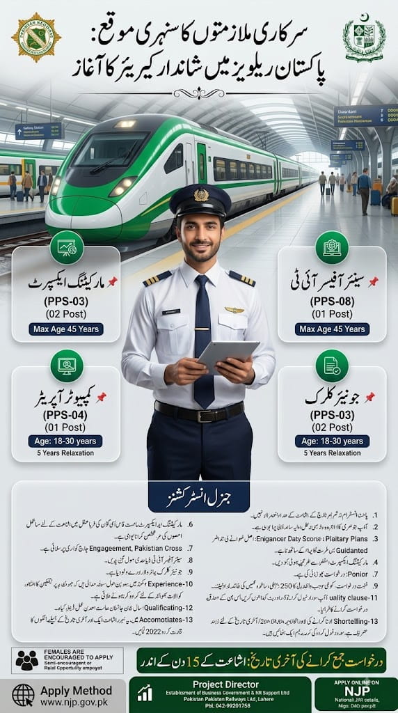 BEST PAKISTAN RAILWAYS JOBS 2026