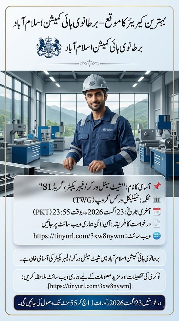 BEST BRITISH HIGH COMMISSION ISLAMABAD JOBS 2026