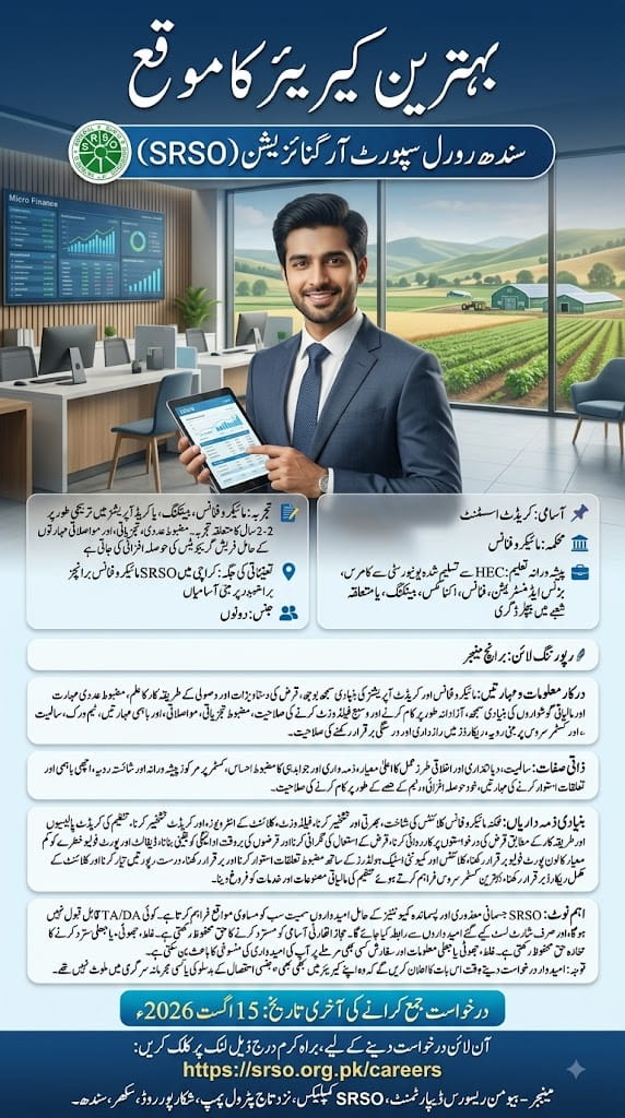 BEST SINDH RURAL SUPPORT ORGANIZATION JOBS 2026