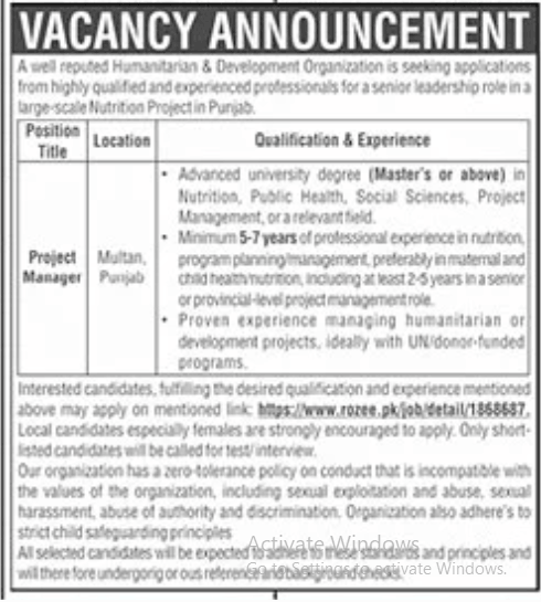 BEST HUMANITARIAN AND DEVELOPMENT ORGANIZATION JOBS 2026